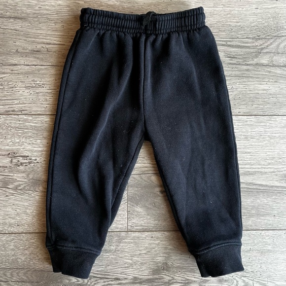 Mr. Men Little Miss Toddler Boy Drawstring Black Sweatpants 12-18 Months - Picture 1 of 3
